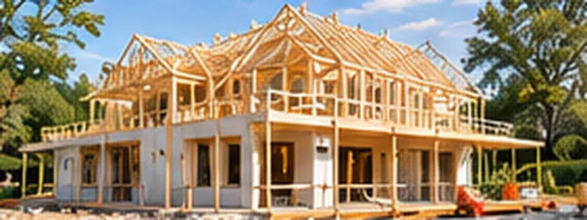 Neubau finanzieren: beispielhafte Wohn- und Gebäudesituation